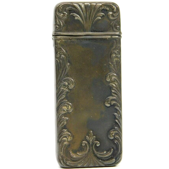 Sterling Silver Matchbox F&B Company 194 Victorian Foster and Bailey collectible - Picture 1 of 8